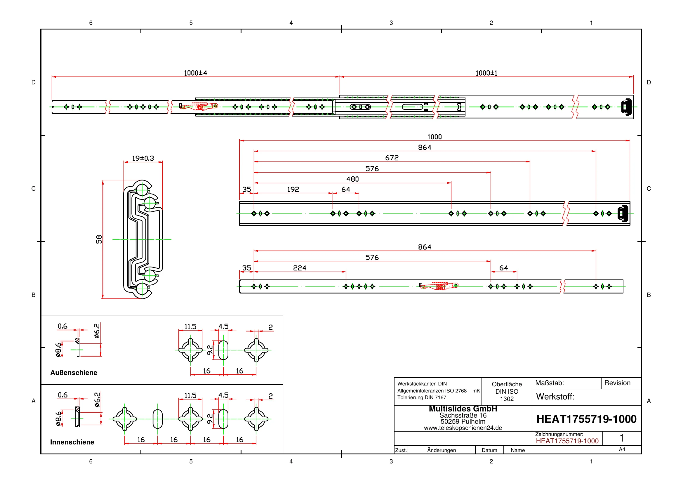 Technische Zeichnung HEAT1755719-1000